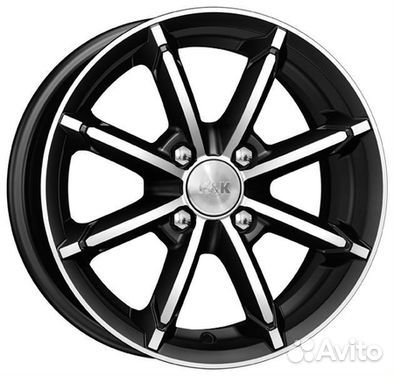 K&K Sportline : 6x14 4*100 Et:30 Dia:67.1 алмаз черный