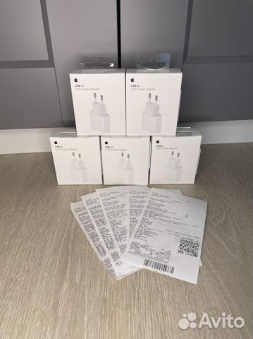 Адаптер для iPhone 20W Оригинал Гарантия 12 мес