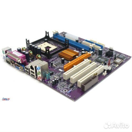 Материнская плата EliteGroup 661FX-M комплект б/у