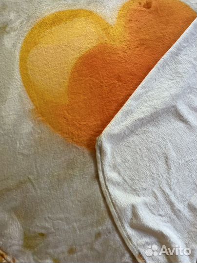 Новый мягкий плед 150’150 яичница