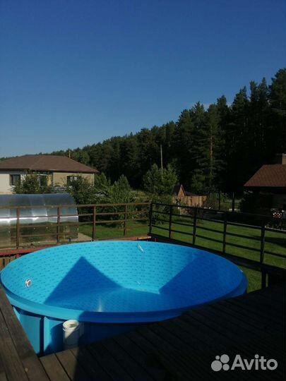 Круглый бассейн 5.5м из полипропилена 8мм