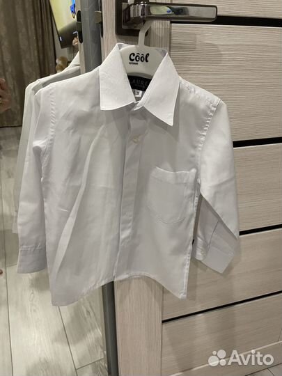 Рубашки для мальчика 3 шт 92-104