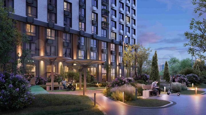 Квартира-студия, 21,8 м², 9/25 эт.