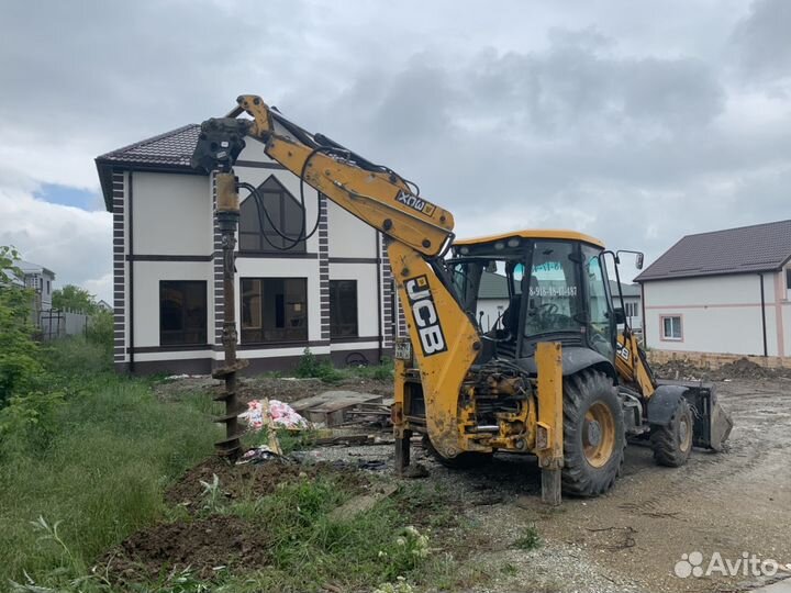 Ямо Бур Экскаватор JCB