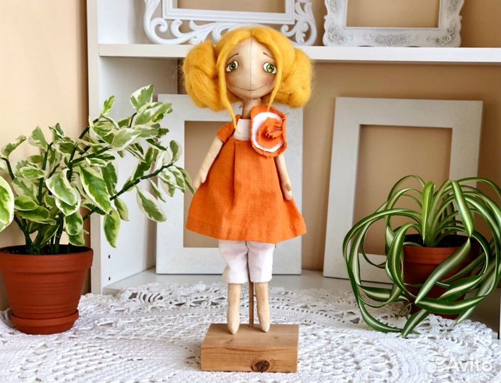 Кукла интерьерная ручной работы