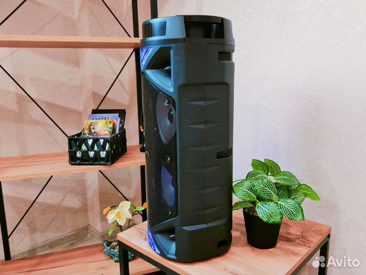 Большая напольная колонка с блютузом
