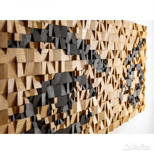 Декоративное панно / Объемная мозаика «Очи чёрные»