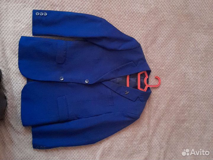 Пиджак школьный для мальчика 140