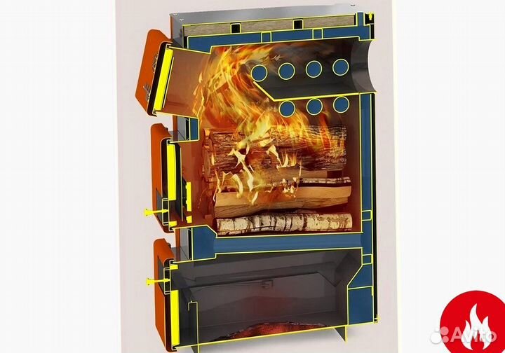 Твердотопливный котел теплодар куппер про-28 (2.0)