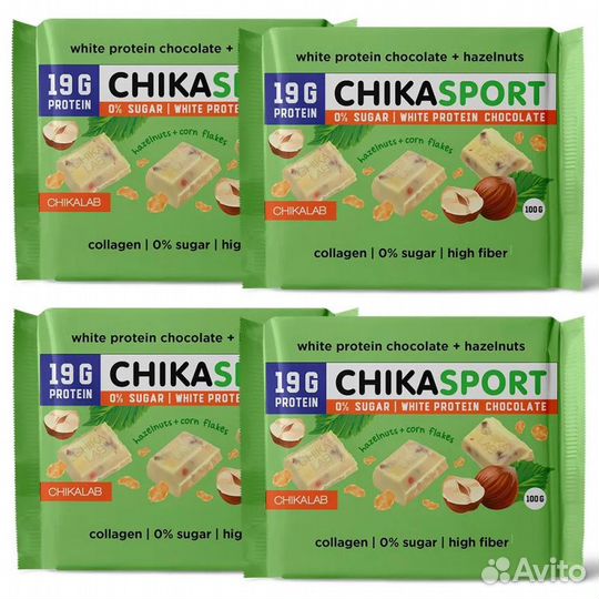 Bombbar chikalab Шоколад белый с фундуком и