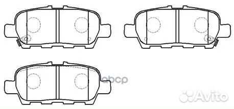 Колодки тормозные дисковые nissan: Maxima, Alti