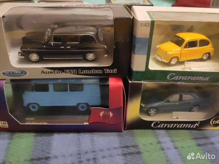 Модели автомобилей 1:43 разные