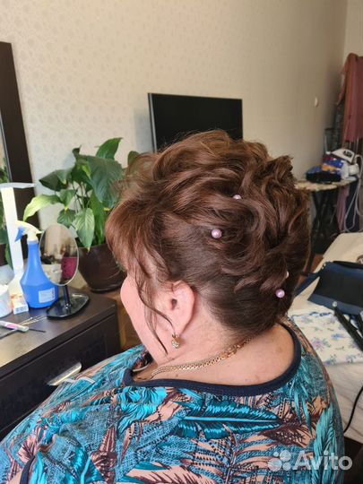 Стрижка женская, покраска, химия на дому с выездом