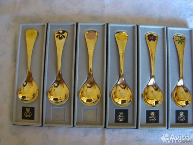 Десертные ложки Georg Jensen Дания, серебро 925 пр