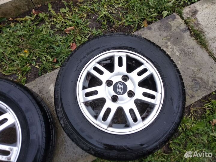 Летние колеса r13 4x100 на литых дисках