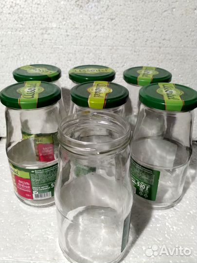 Продаю стеклянные банки 5-0,25л