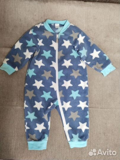 Флисовый комбинезон 74