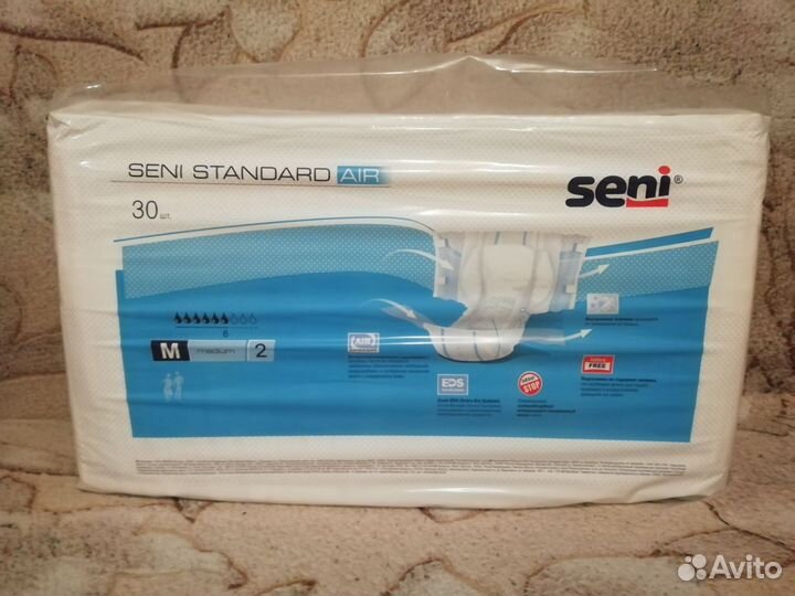 Подгузники для взрослых Seni Standard Air