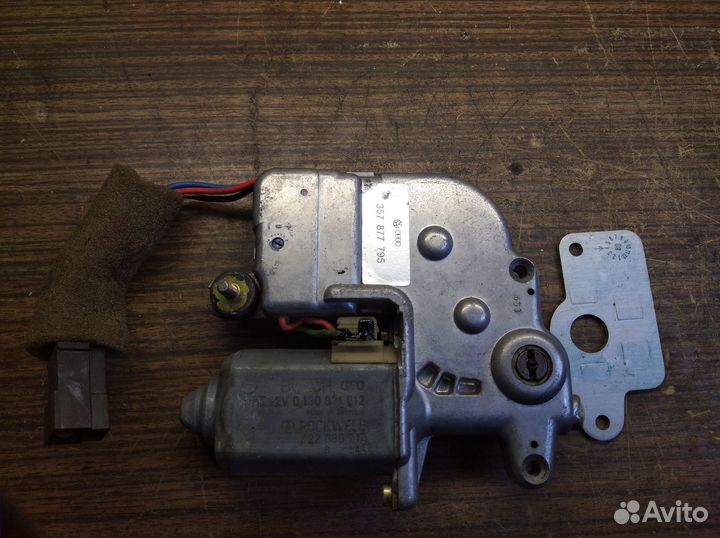 Мотор люка vw passat b3