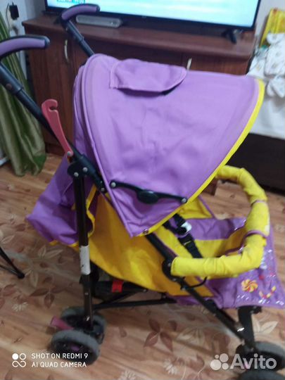 Прогулочная коляска трость бу