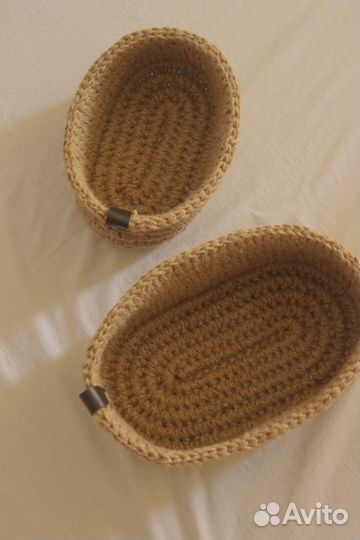 Корзина из джута овальные