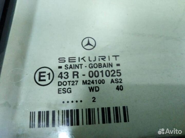 Стекло двери задней левой форточка Mercedes-Benz E-Class W211 2002-2009