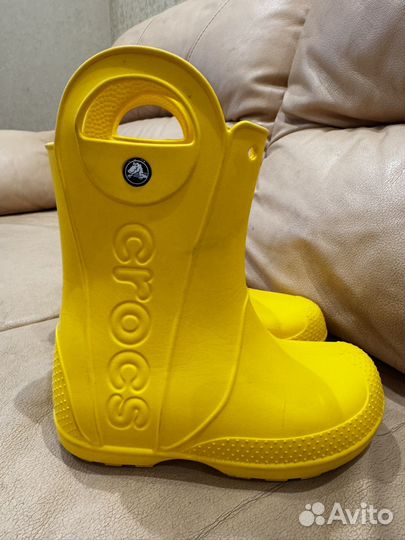 Детские сапоги crocs