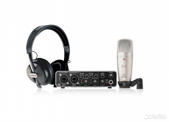 Комплект для звукозаписи Behringer U-Phoria Studio