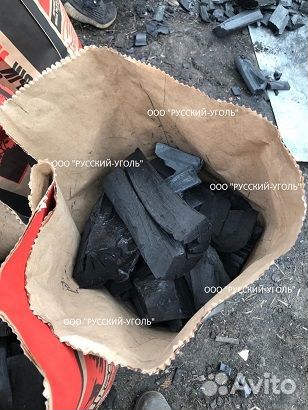 Уголь березовый 10 кг для мангала