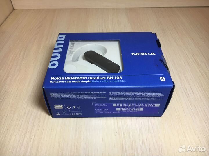 Новая Bluetooth-гарнитура Nokia BH-108