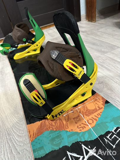 Сноуборд Flow ERA 155w + Burton Infidel