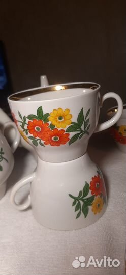 Чайно кофейный сервиз СССР