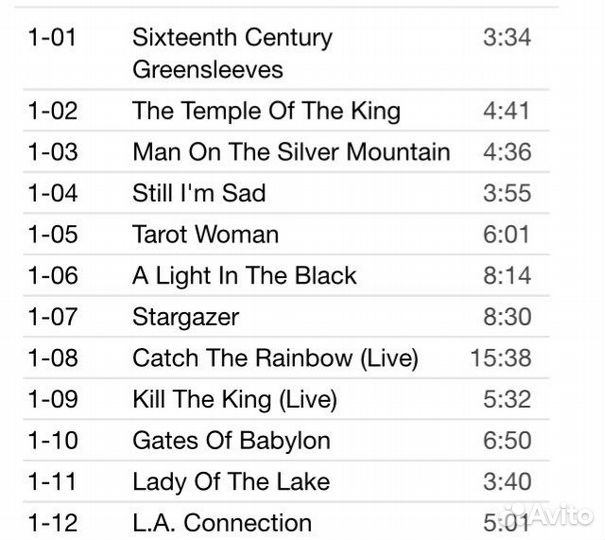 Rainbow - Anthology 1975-1984 2CD