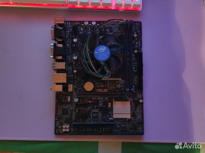 Материнская плата с процессором i5 7400