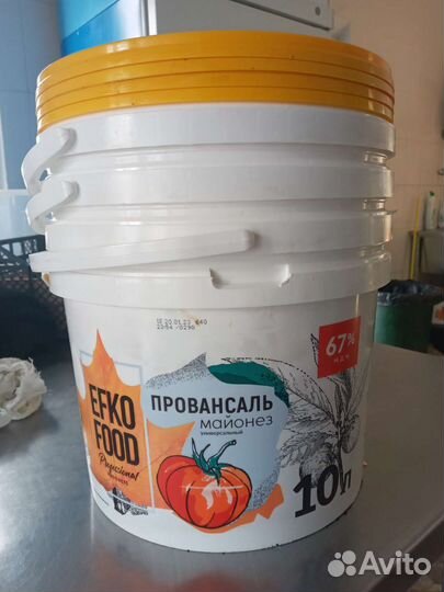 Пустые майонез ведро чистые