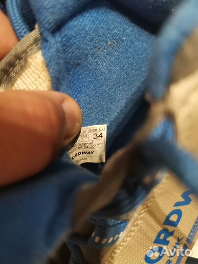 Лыжные ботинки размер 34 nordway