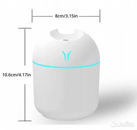 Мини-увлажнитель воздуха ультразвуковой 250мм USB