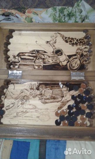 Нарды резные ручной работы