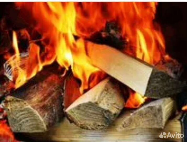 Дрова березовые колотые в сетках