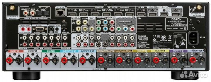AV-ресивер 9.2 Denon AVC-X4700H, Silver