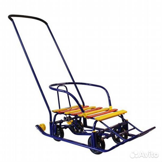 Детские санки на колесах