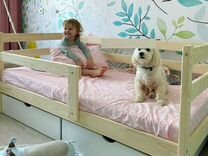 Кровать детская Софа без покраски - А
