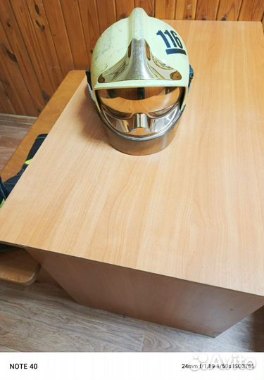 Шлем каска пожарного gallet