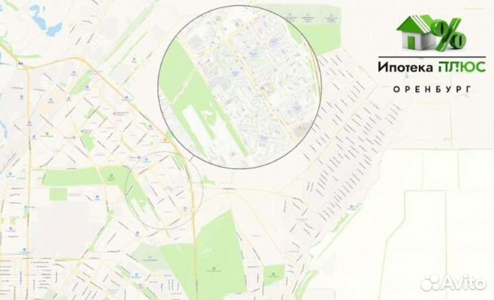 Карта Оренбурга