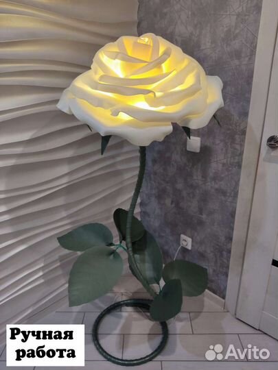 Светильник Ростовые цветы Торшер роза