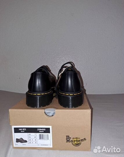 Dr Martens 1461 Bex Black на меху