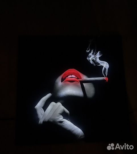 Картина с подсветкой на заказ