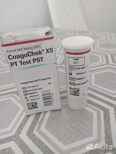 Тест полоски Coagucheck XS