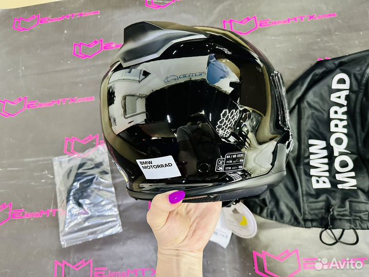 Мотошлем BMW Motorrad System 7 Carbon Evo, Black