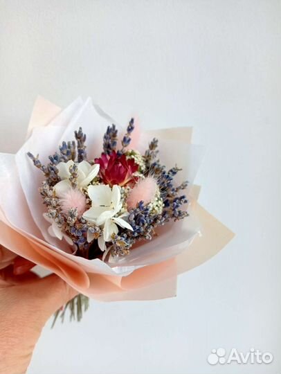 Мини- букетики из сухоцветов